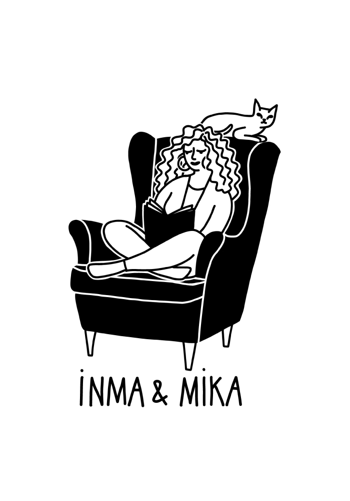 Custom ex libris stamp by illustrator Clara Gilod