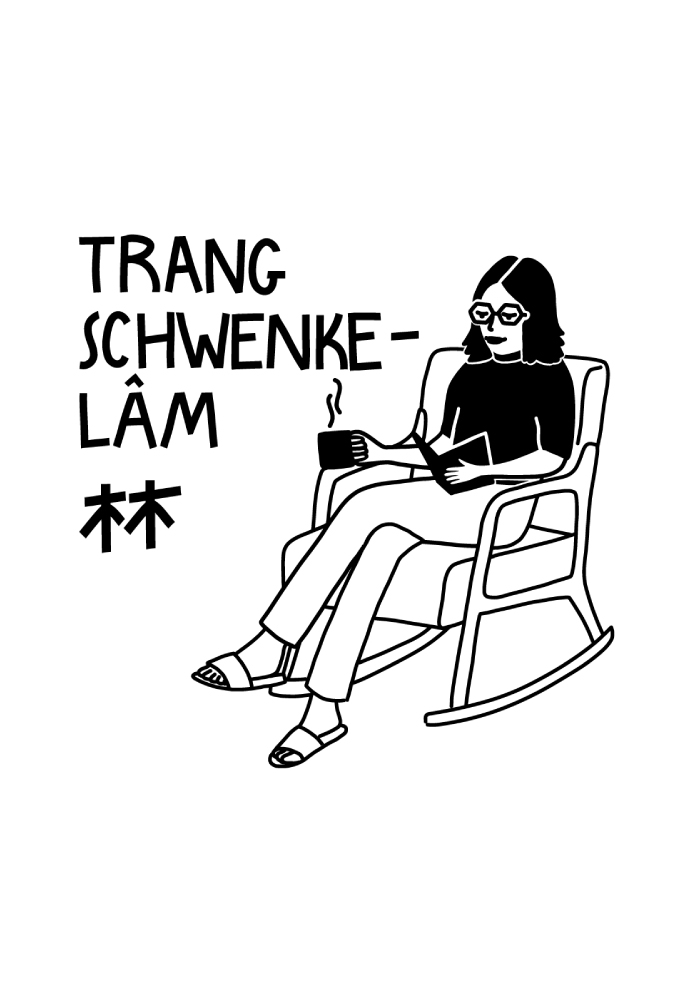Custom ex libris stamp by illustrator Clara Gilod