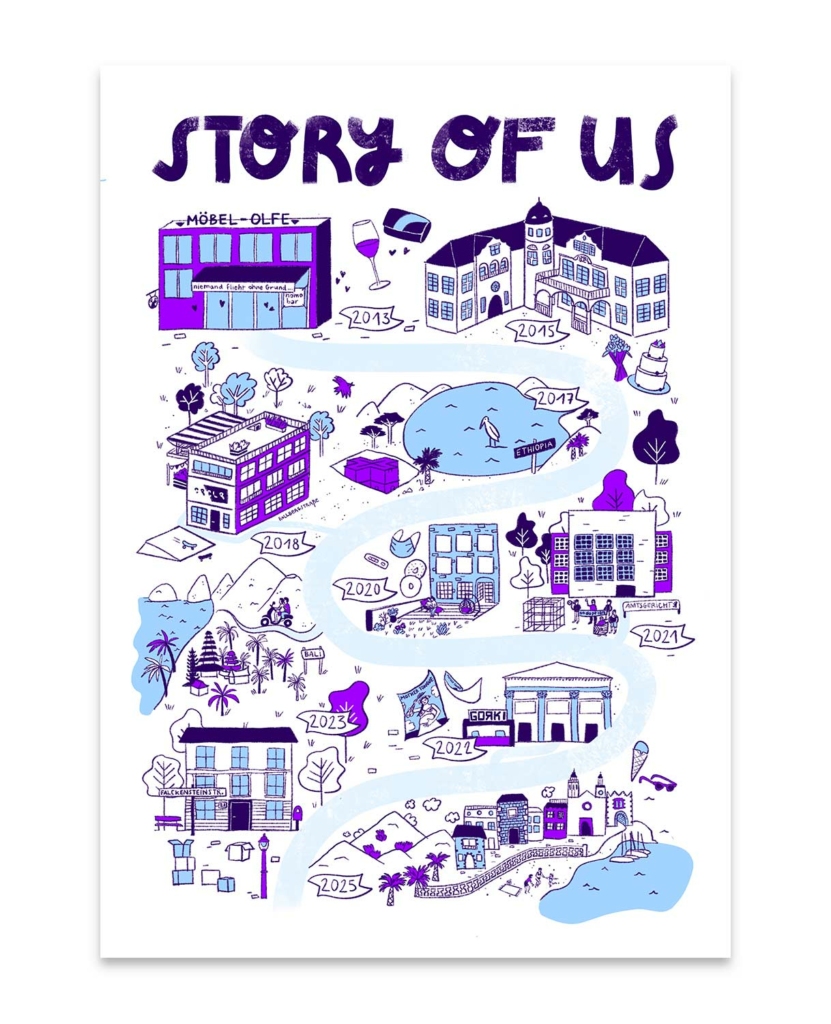 Relationships maps by illustrator Clara Gilod Maps of us
