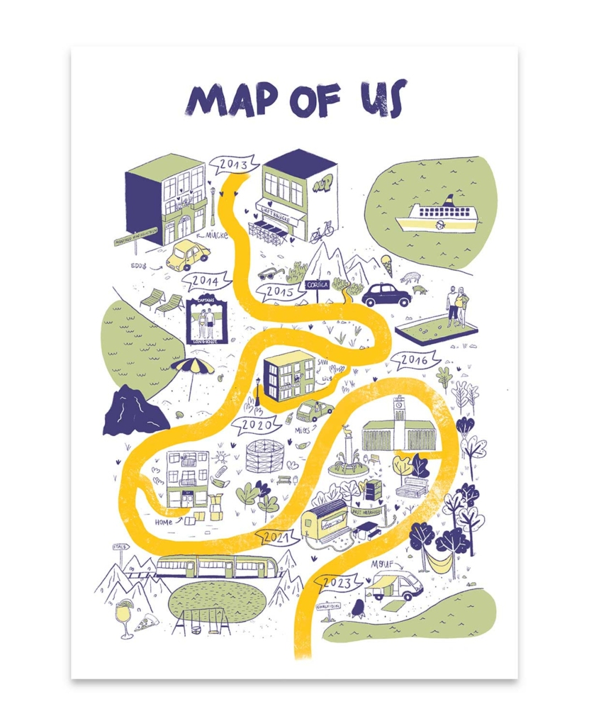 Relationships maps by illustrator Clara Gilod Maps of us