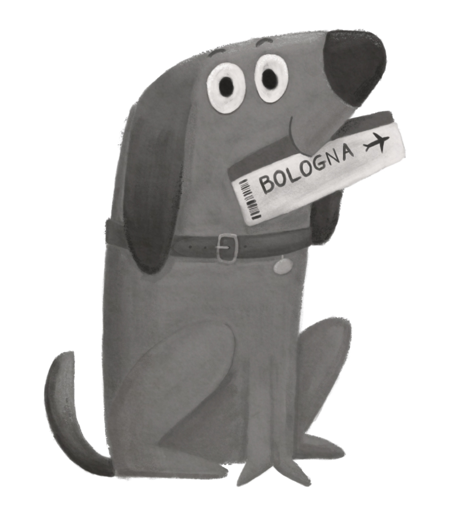 Black and white children's book illustrations by Berlin illustrator Clara Gilod