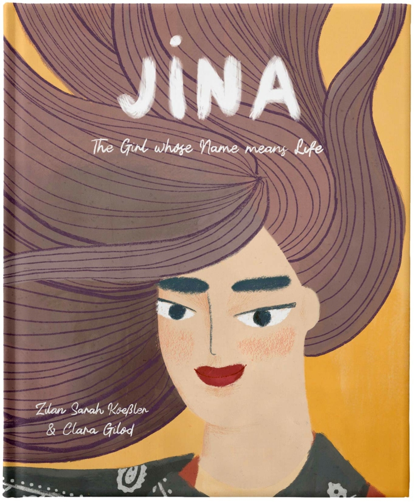 Jina the Girl Whose Name means Life, children's book illustrated by Berlin artist Clara Gilod