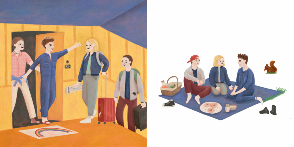 Queer Children's picture book by Berlin based illustrator Clara Gilod