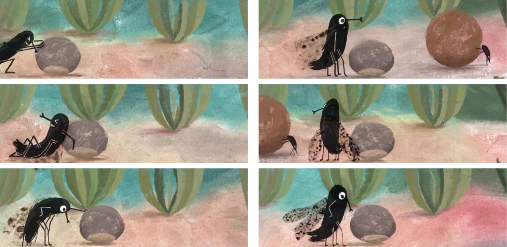 Silent book illustrated by Berlin children's book illustrator Clara Gilod